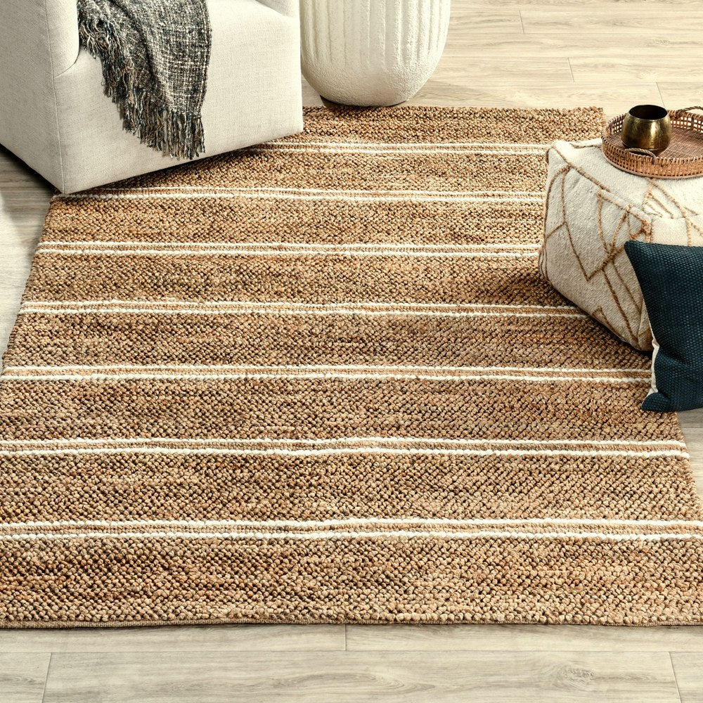 Villa by Classic Home - Madrid 6x9 Hand-woven Jute Blend Area Rug - Ivory - 30045201 view 5