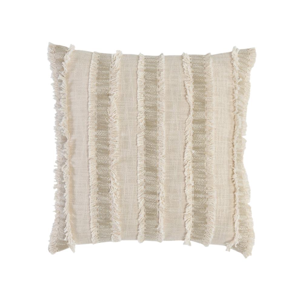 Villa by Classic Home - Nenna 22in Throw Pillow, Beige - 22W - Beige - V220054 veiw 1
