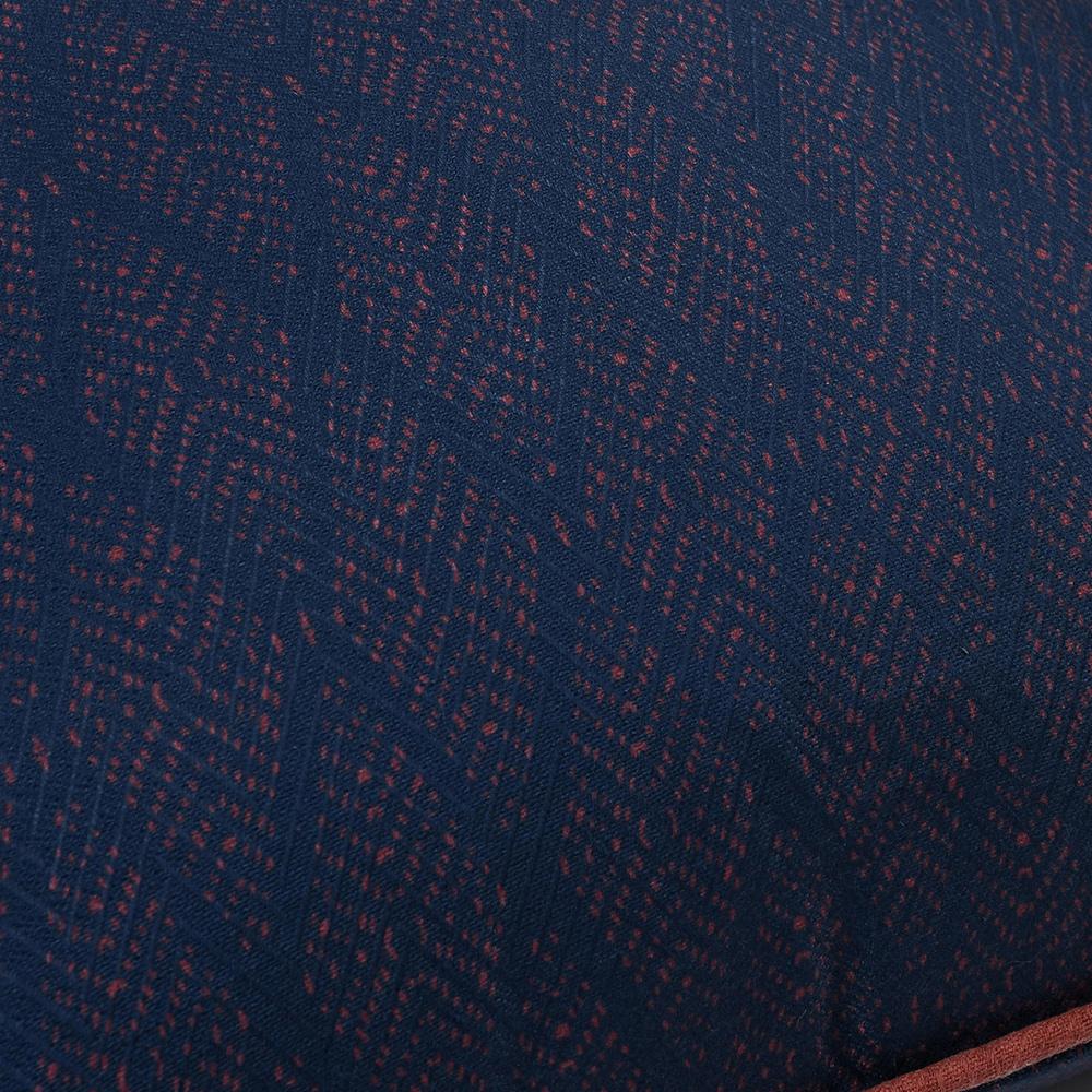 Villa by Classic Home - Terranea 22x22 Fabric Throw Pillow - Blue - VO50018 veiw 4