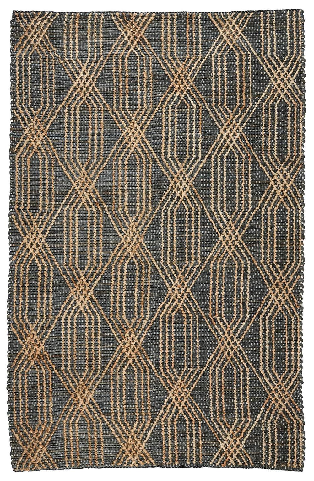 Villa by Classic Home - Tustin Jute Blend Area Rug - 9W - Charcoal, Natural - 30090706 veiw 1