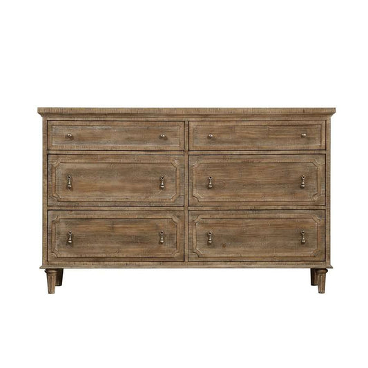 Wallace & Bay - Haynes Limestone Gray Dresser with Hidden Jewelry Storage And Vintage-Look Hardware - B510093 veiw 2