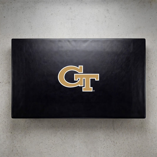Wave7 - Georgia Tech 7 Ft Custom Pool Table Cover - 1080GAT1 view 2