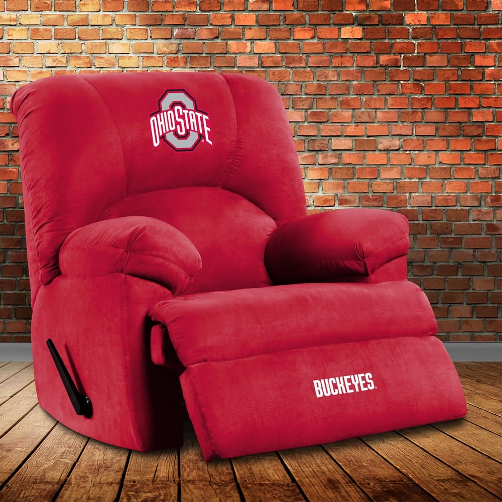Wave7 - Ohio State University GM Microfiber Recliner, Red - 3040OSU1 view 2