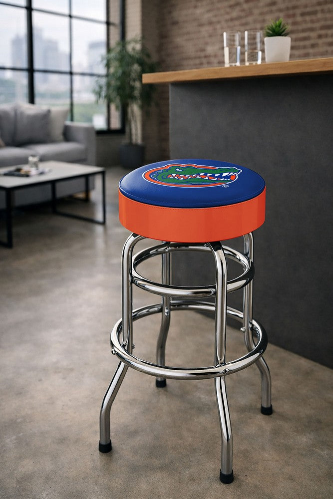 Wave7 - University of Florida Chrome Bar Stool - 4020UFL1 view 3