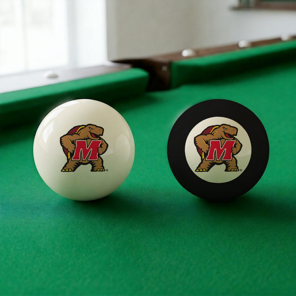 Wave7 - University of Maryland Cue Ball & 8 Ball Combo - 1040UMD1 view 2