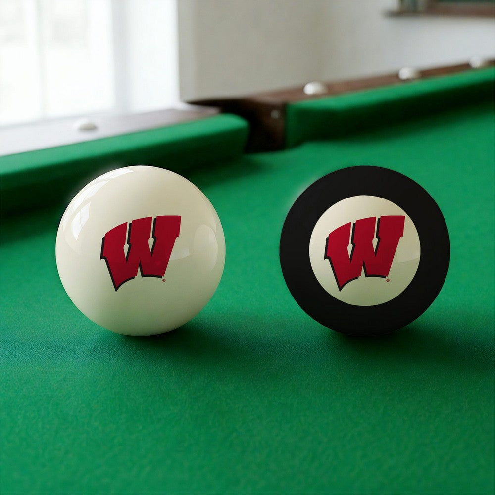 Wave7 - University of Wisconsin Cue Ball & 8 Ball Combo - 1040UWI1 view 2