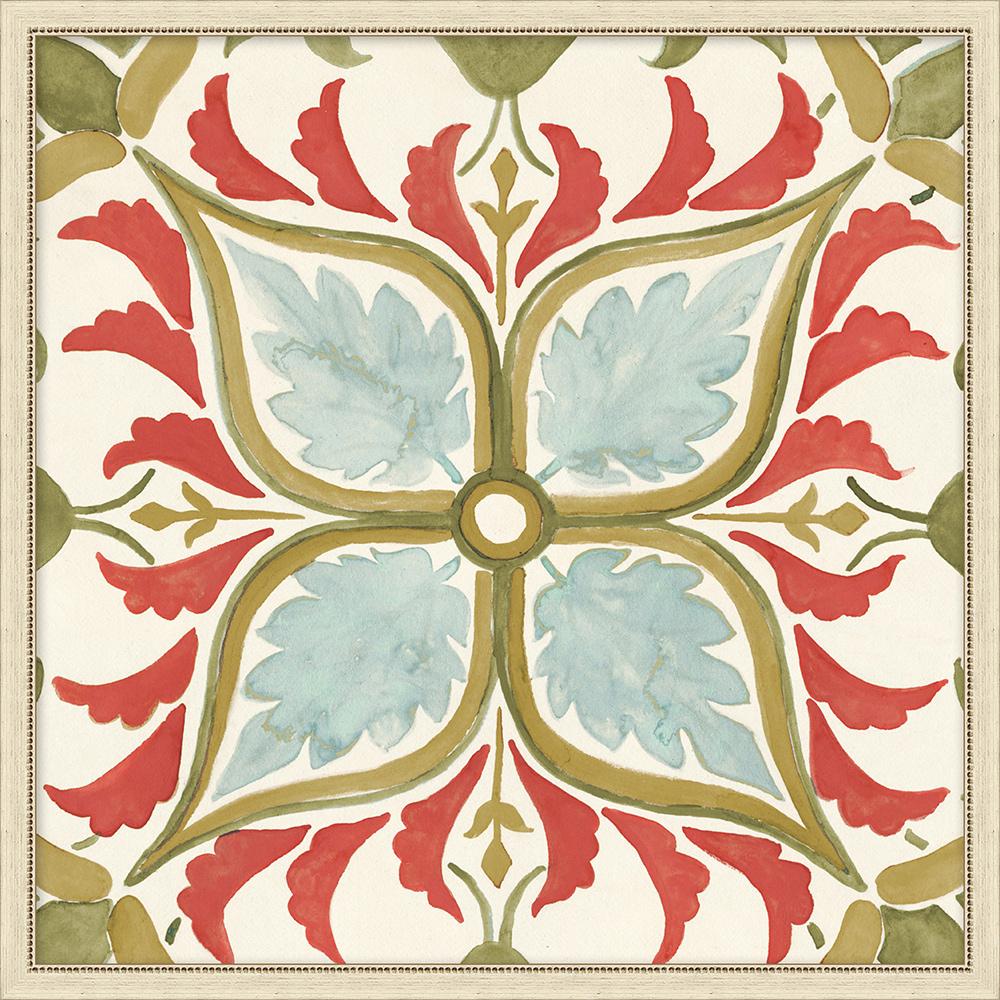 Wendover Art Group - Blooming Pattern 9, Flat White Distressed - WFL1334 veiw 1