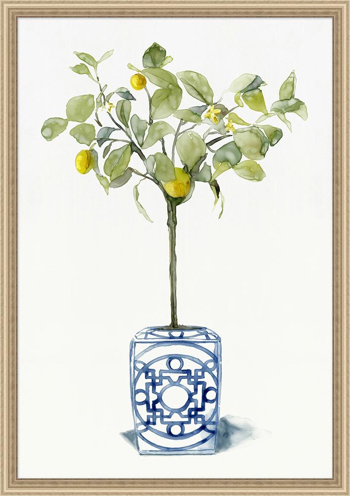 Wendover Art Group - Decorative Tree 2, Champagne Distressed - WNT1810 veiw 1