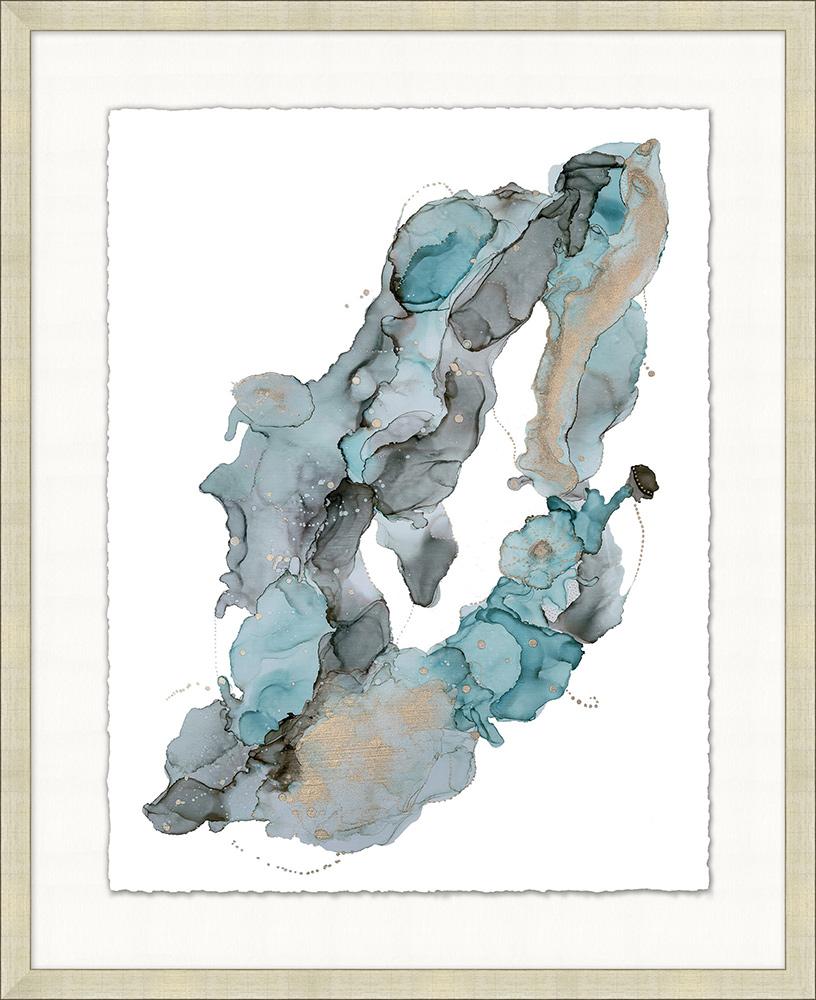 Wendover Art Group - Fluid Pools 3, Antique Silver Etched - WAB3160 veiw 1