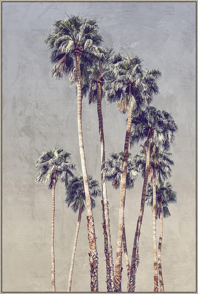Wendover Art Group - Hazy Day Palms 1, Floater Frame - Gray - WPH1741 veiw 1