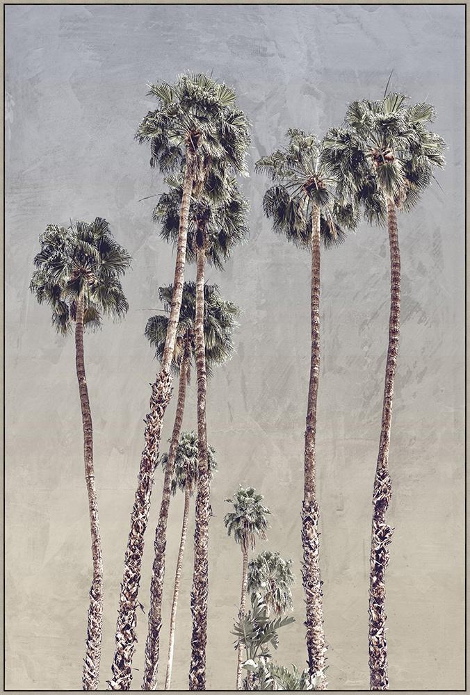 Wendover Art Group - Hazy Day Palms 2, Floater Frame - Gray - WPH1742 veiw 1