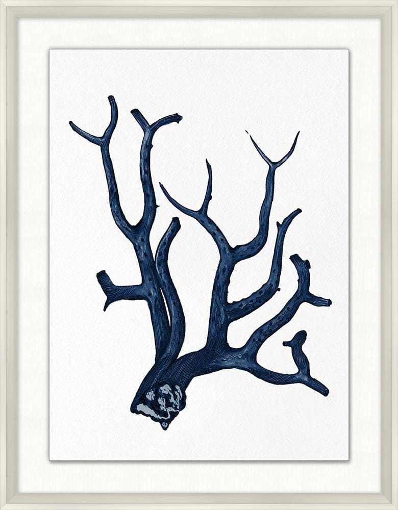 Wendover Art Group - Indigo Coral 4, Silver - WCL2514 veiw 1