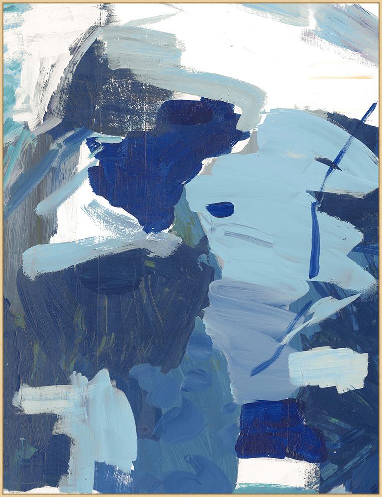 Wendover Art Group - Lillian August Blue Crush 1, Floater Frame - Natural - WLA2002 veiw 1