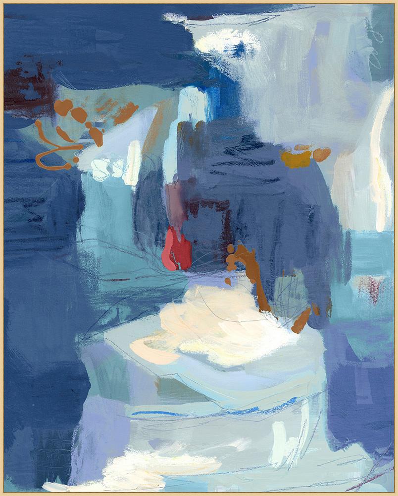 Wendover Art Group - Lillian August Rana Abstract 1, Floater Frame - Natural - WLA1850 veiw 1