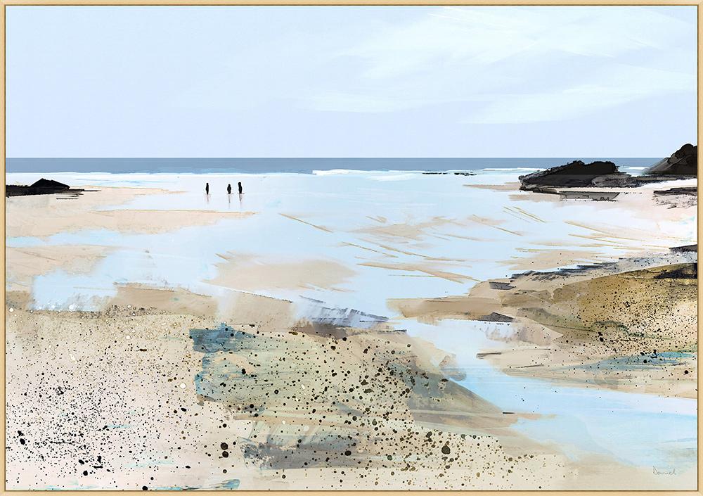 Wendover Art Group - Sea View, Floater Frame - Natural - WCL2200 veiw 1
