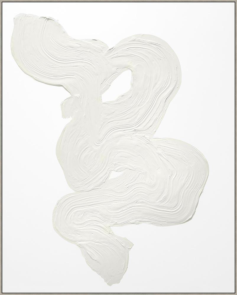 Wendover Art Group - Thom Filicia Neutral Swirl 1, Floater Frame - Gray - WTFH0301 veiw 1