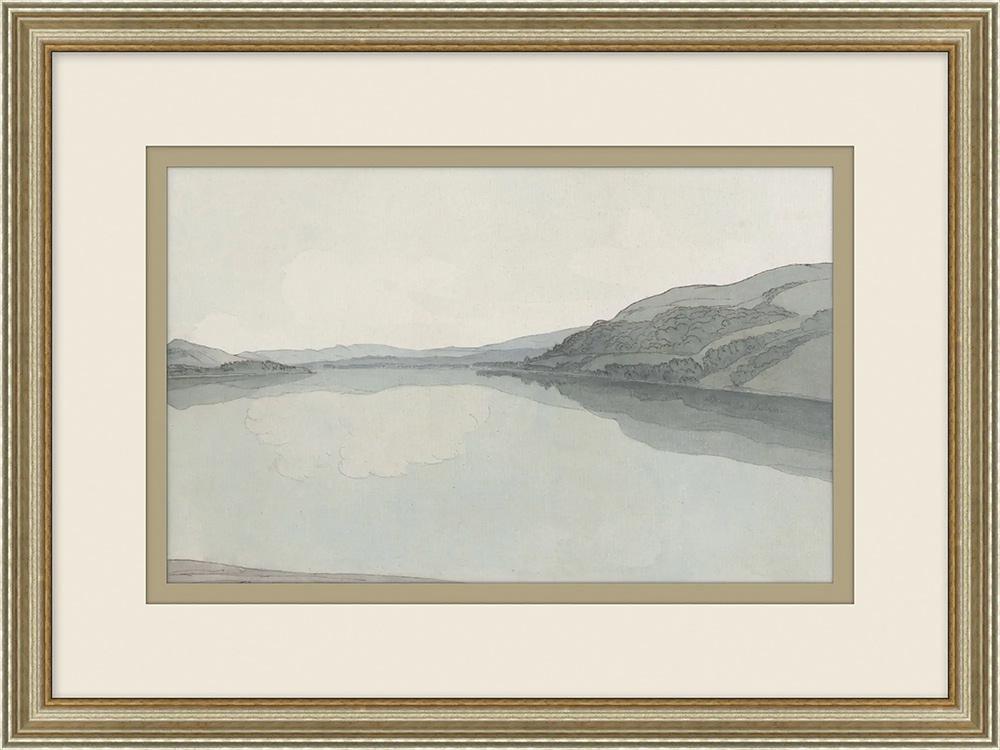 Wendover Art Group - Tranquil Landscape 4, Antique Silver - WLD2775 veiw 1