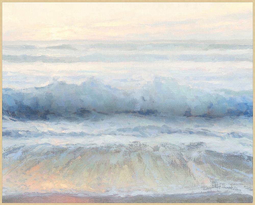 Wendover Art Group - Twilight Surf, Floater Frame - Champagne - WCL2432 veiw 1