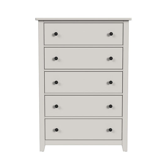 Westwood Design - Lodge 5 Drawer Chest | Cream - 18-CH-7013SD-CRM veiw 2