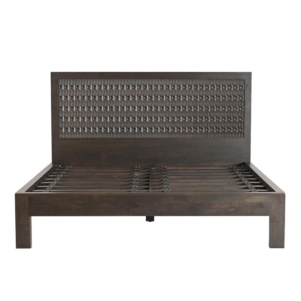 World Interiors - Cairo King Bed in Dark Java - ZWCROPBKDJ_CLOSEOUT veiw 1