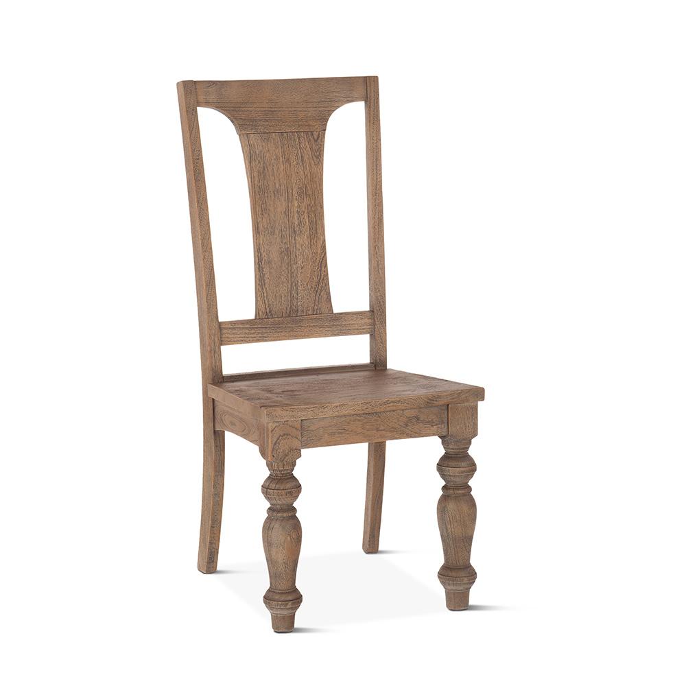 World Interiors - Chatham Downs Dining Chairs in Weathered Teak - ZWCADO189WT veiw 1