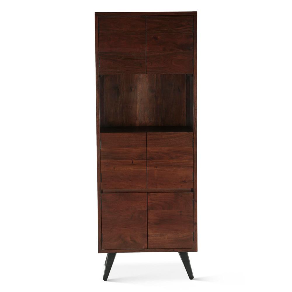 World Interiors - Knoxville Bar Cabinet in Walnut - ZWKNOBCW_CLOSEOUT veiw 1