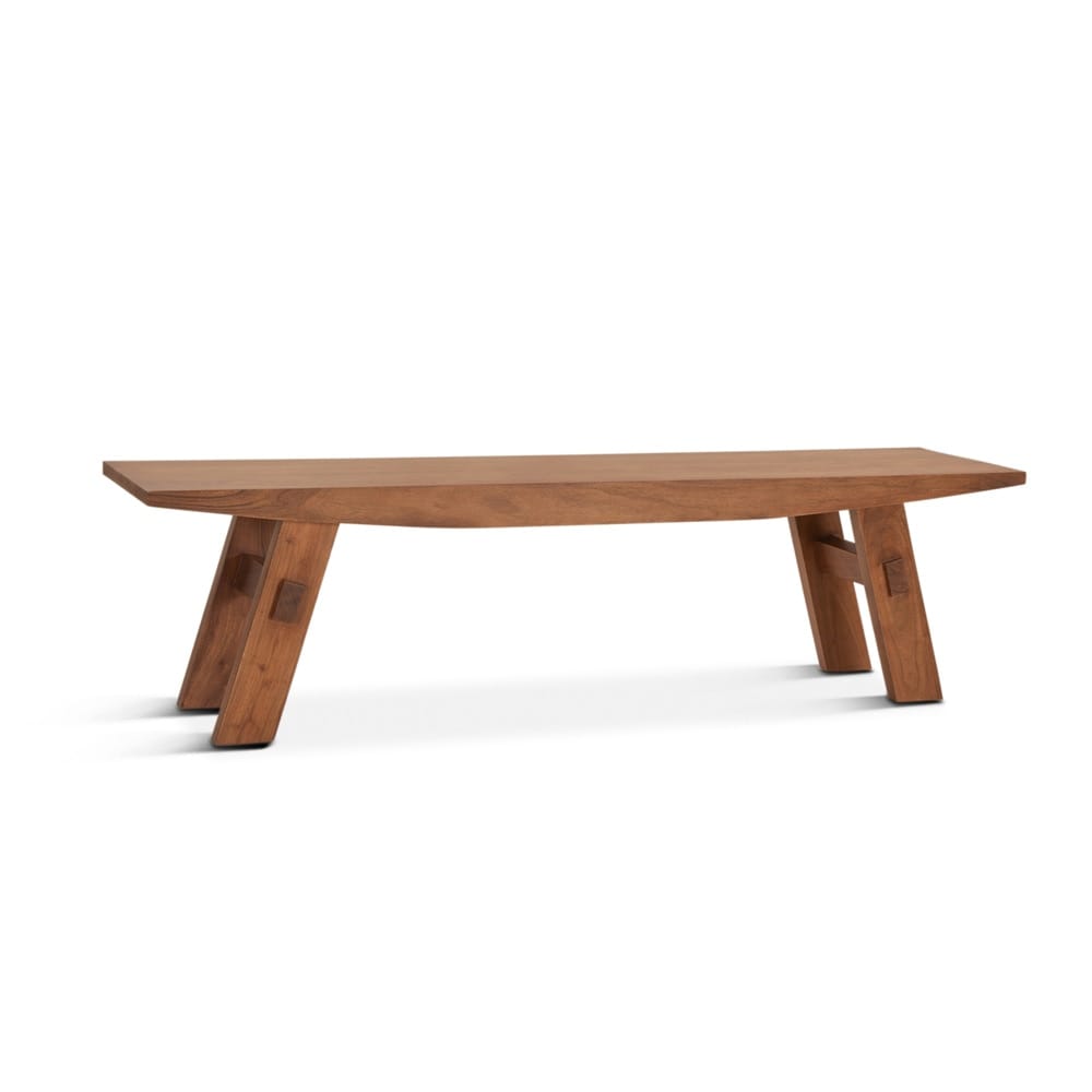 World Interiors - Kyoto 68in Bench Nutmeg - ZWKYOBN68RW_CLOSEOUT veiw 1