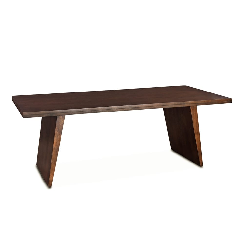 World Interiors - Lisbon 84 Dining Table Matte Brown - ZWLISDT84B_CLOSEOUT veiw 1