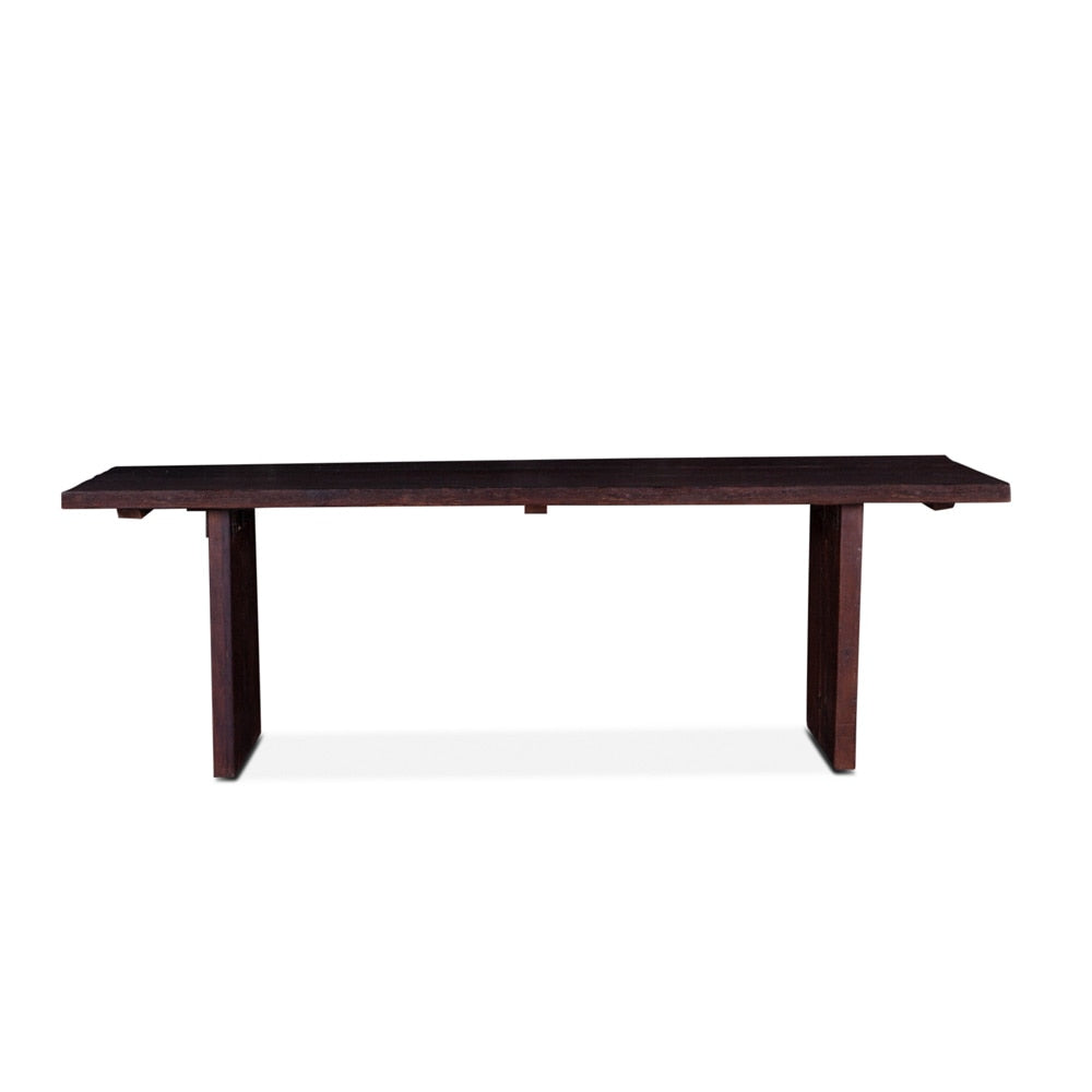 World Interiors - Melbourne 94in Dining Table in Reclaimed Acacia with Java Finish - ZWMEL94DTJB_CLOSEOUT veiw 1