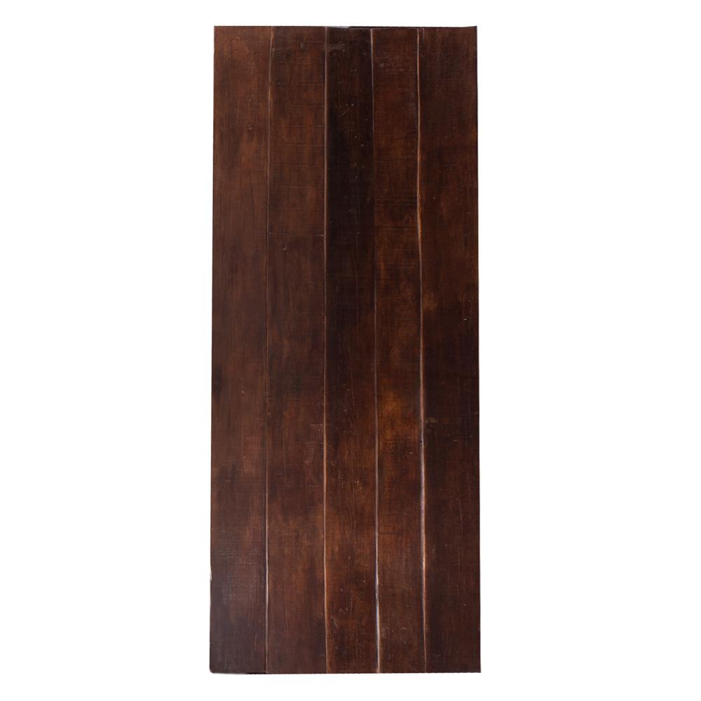 World Interiors - Melbourne Rustic Barnwood Dining Table - ZWMLBNFB96JB_CLOSEOUT veiw 1