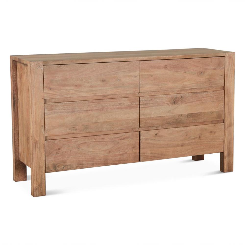 World Interiors - Mesa 60in Dresser in Brushed Acacia - ZWMSADRBA veiw 1