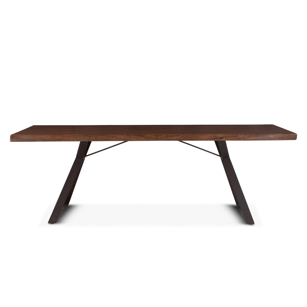 World Interiors - Nottingham 80in Dining Table with Walnut Finish - ZWNTHM8038 veiw 1