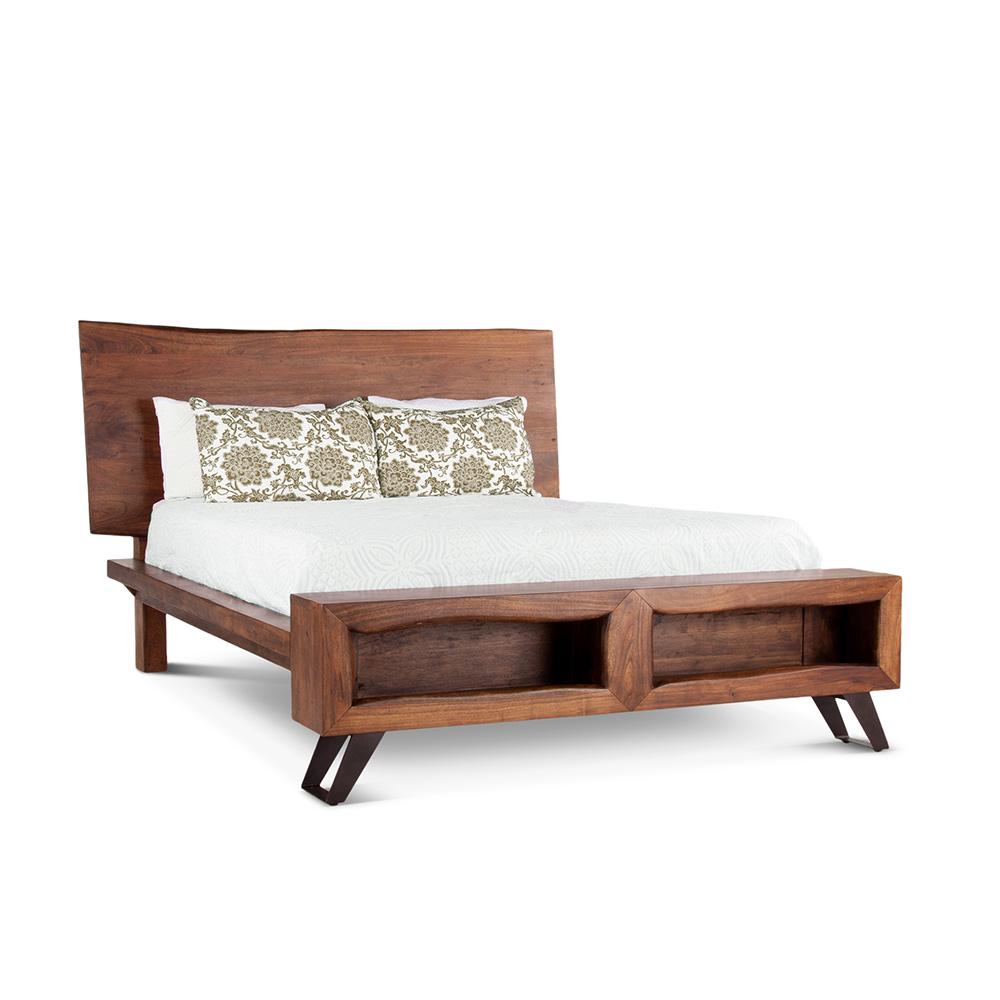 World Interiors - Nottingham Queen Bed in Walnut Finish - ZWNTHM25 veiw 1