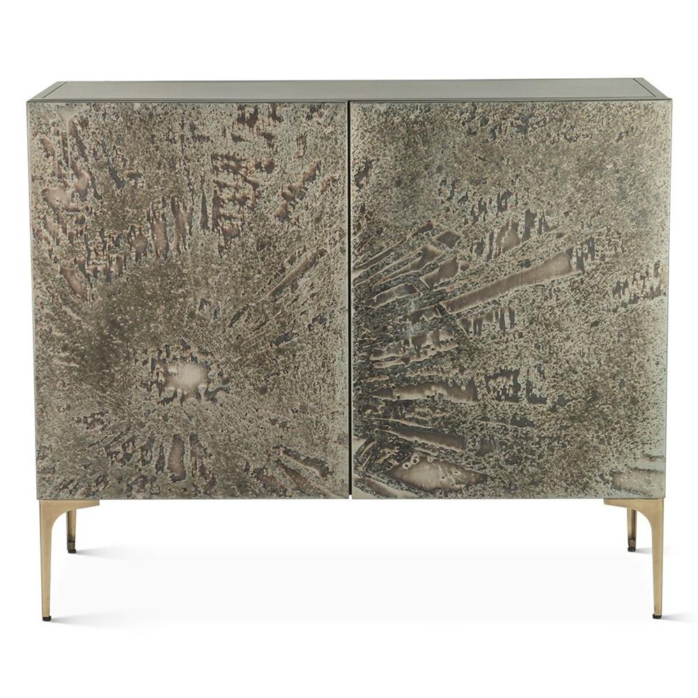 World Interiors - Odessa 41in Two Door Buffet in Desert Patina with Brass Base - ZWODS2DBFDP veiw 1