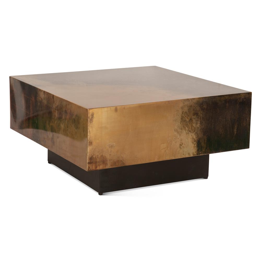 World Interiors - St. George 35in Coffee Table in Oxidized Copper - ZWSTGCT35XC veiw 1