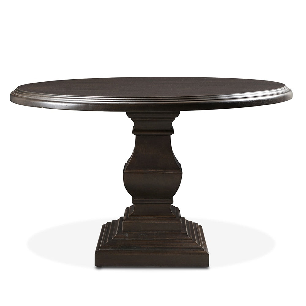 World Interiors - Toulon 48in Dining Table in Vintage Brown - ZWTLNRD48 veiw 1
