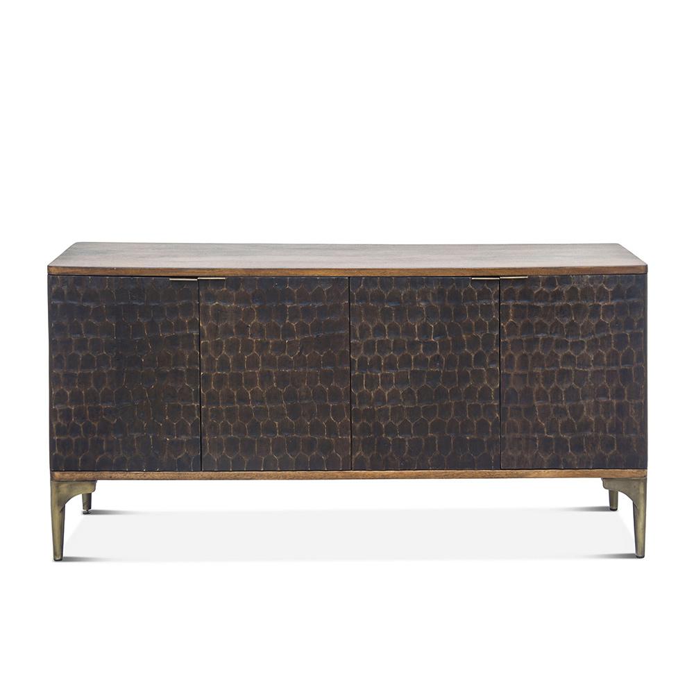 World Interiors - Vallarta 66in Sideboard in Mango Wood with Two Tone Finish - ZWSCSB64TT veiw 1