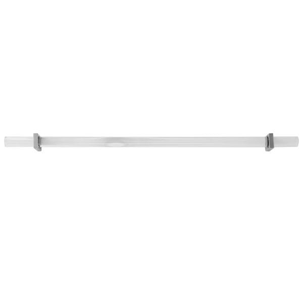 Worlds Away - Acrylic Pole Handle With Nickel Adjustable Brackets - GARBO HN view 1