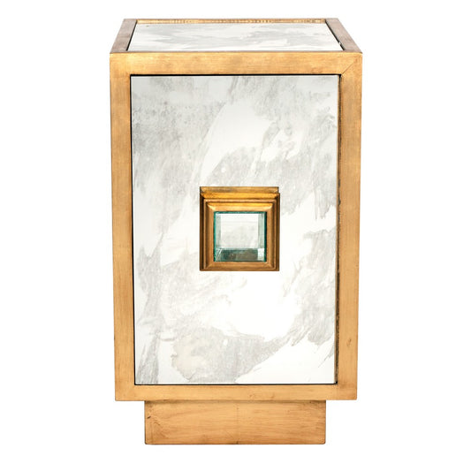 Worlds Away - Ant Mir & Gold Lf One Dr Cabinet - SAVANNAH G view 2
