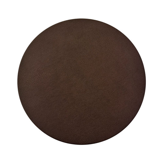 Worlds Away - Brass Base Cigar Table With Round Leather Top - BOLTON view 2
