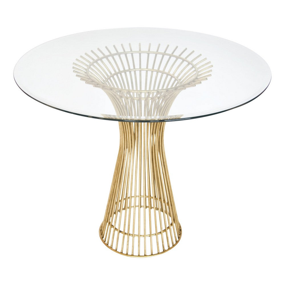 Worlds Away - Gold Lf Iron Table Base Only - POWELL G view 1