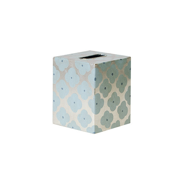 Worlds Away - Kleenex Box - Box Blue Silver - KBMOROCCO BS view 1