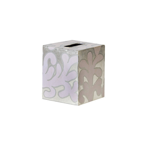 Worlds Away - Kleenex Box Lavender And Silver - KBJANELS view 1