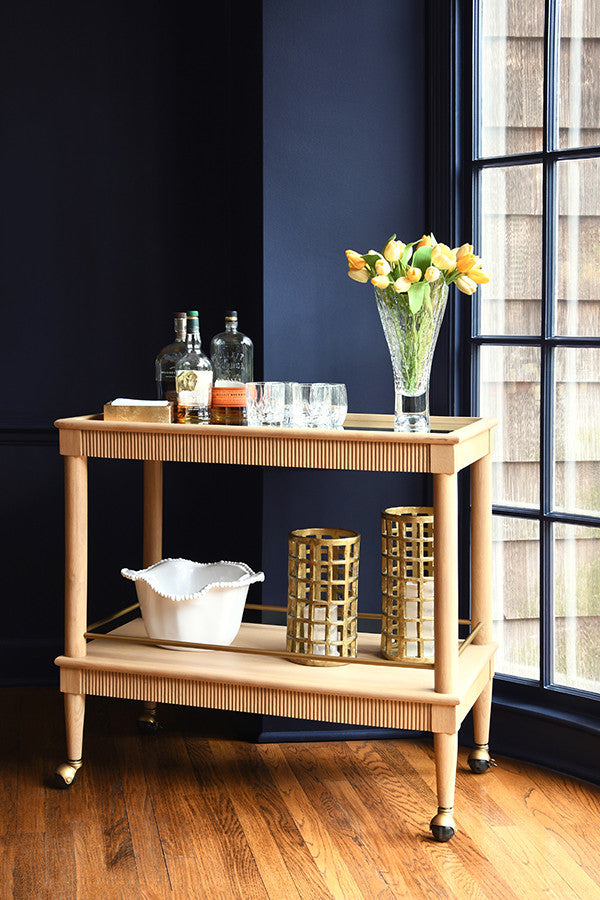 Worlds Away - Large Pillar Candle Holder In Brass Finish - GAGE LG view 5