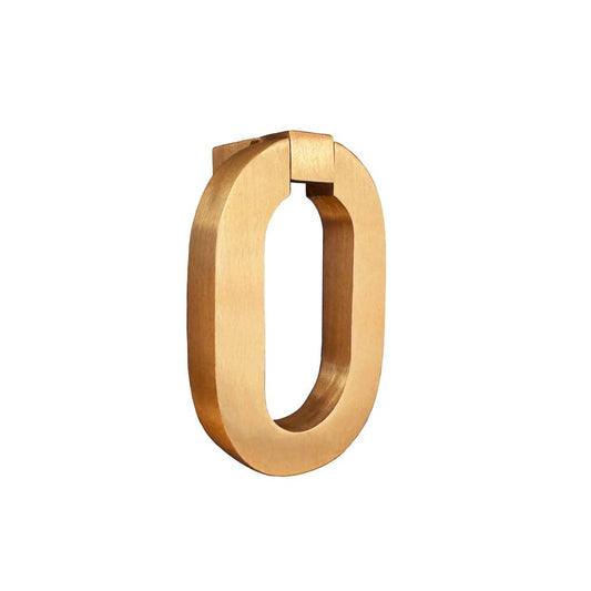 Worlds Away - Oval Ring Hardware In Satin Brass - CORA HBR view 2