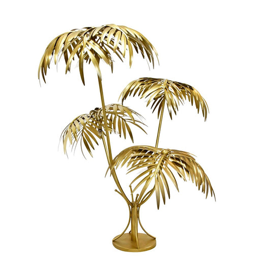 Worlds Away - Oversize Palm Tree Lamp In Antique Brass - GILDA view 2