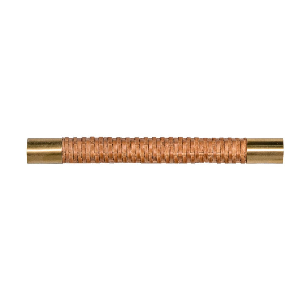 Worlds Away - Rattan Wrapped Handle With Antique Brass End Caps - WINCHESTER HBR view 1