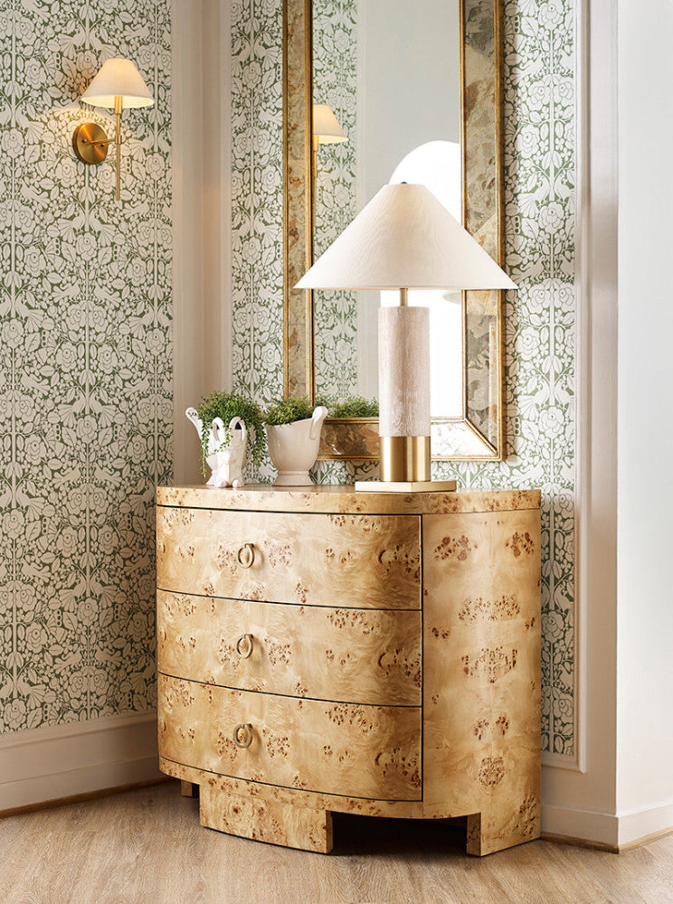 Worlds Away - Rectangular Antiqued Floor Mirror With Gold Leafed Edging - DION GL view 3