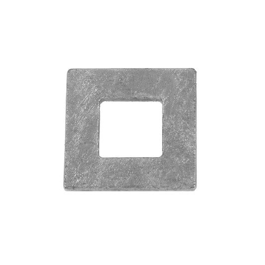 Worlds Away - Square Hardware In Silver Leaf - HUDSON HS view 2