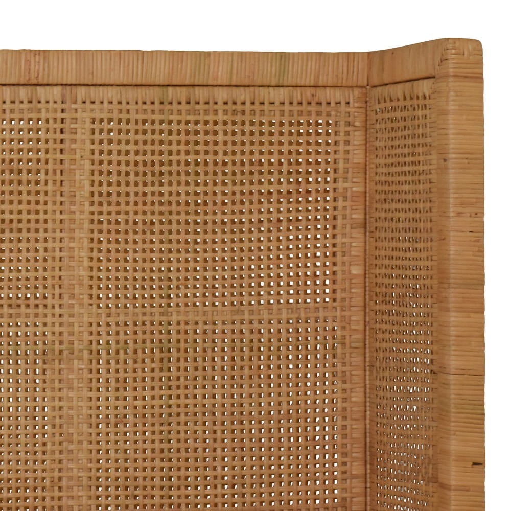 Worlds Away - Winged Headboard And Platform In Radio Weave Wrapped Rattan, King Size - DOLLY KING view 5